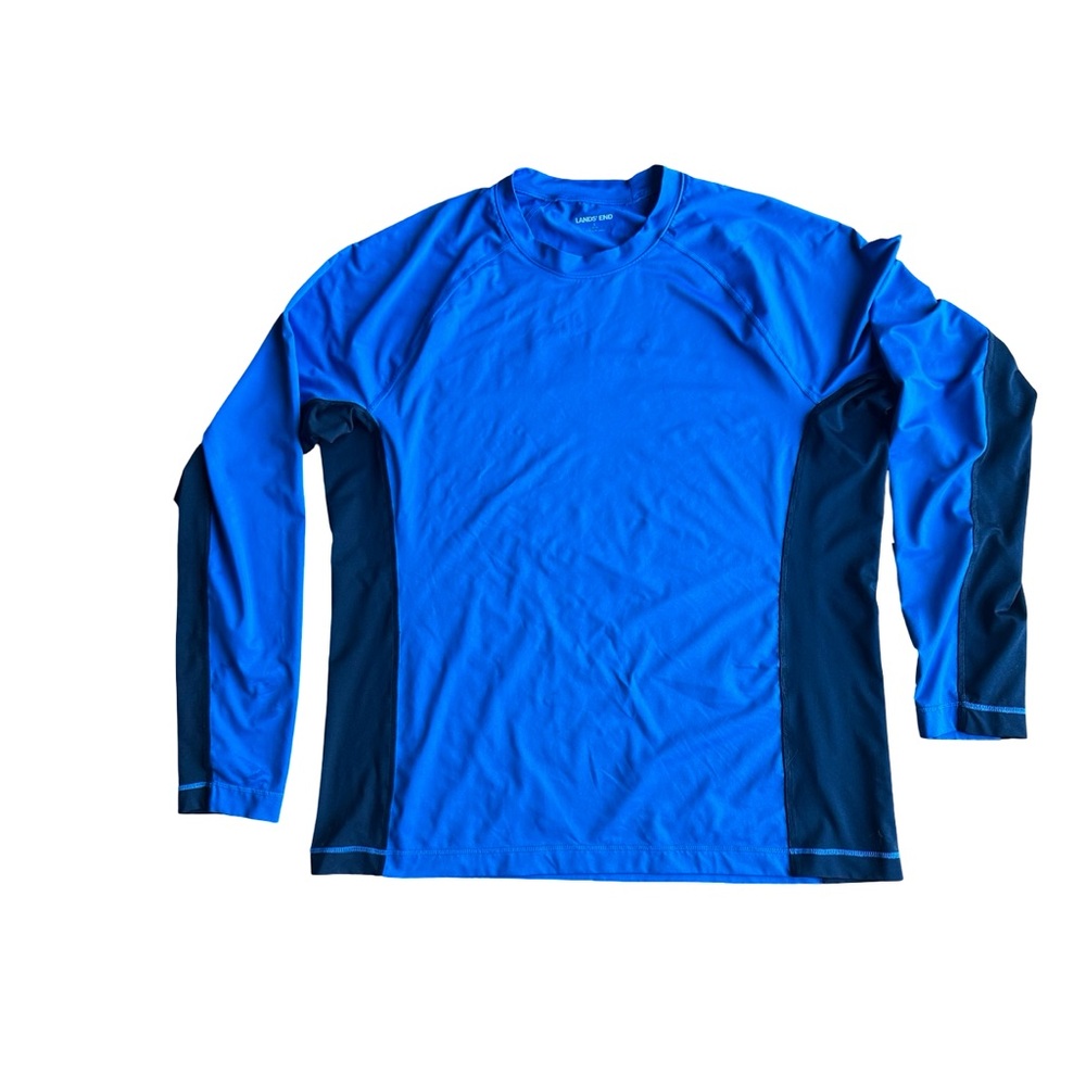 Lands’ End Large Rash Guard Swim Shirt